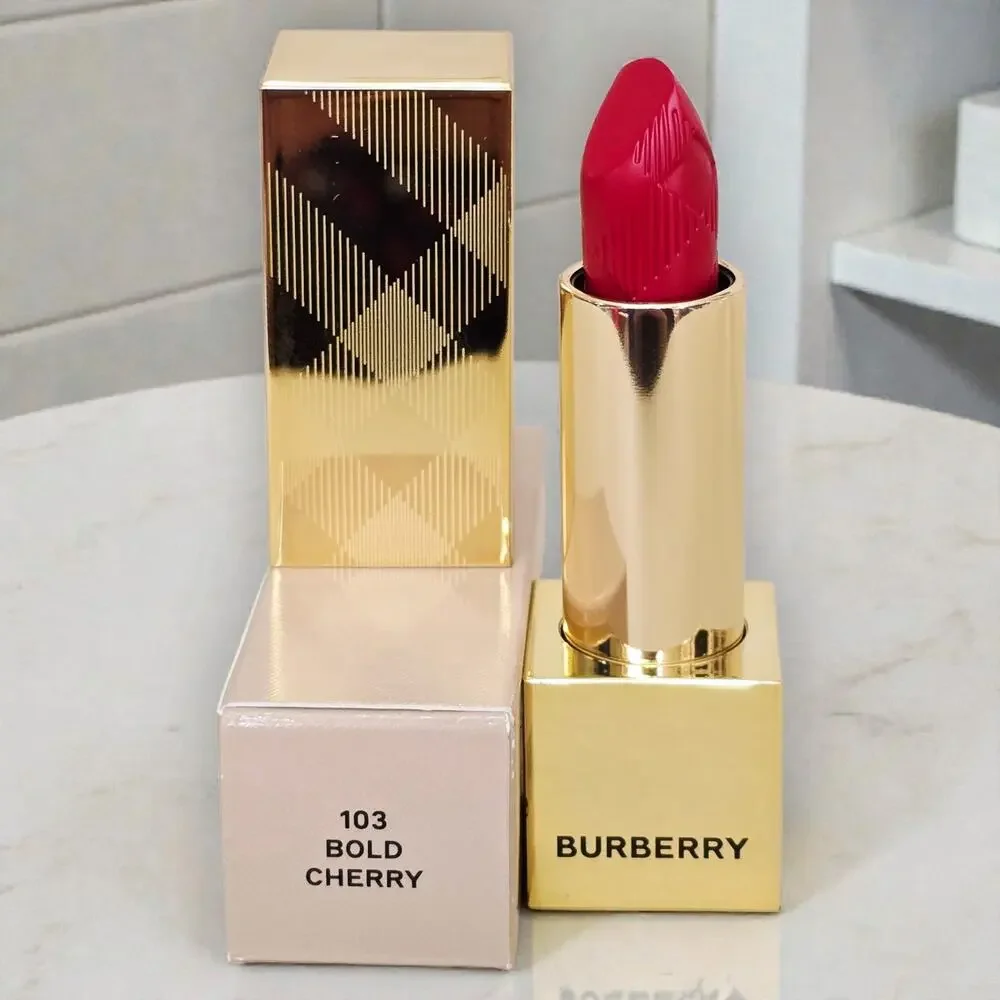 Burberry Kisses Satin Lip Colour (3.3g/0.11 oz) - 103‎ Bold Cherry NIB